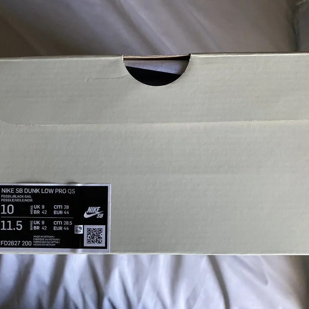 Nike SB Dunk Low x Albino & Preto Fossil - Picture 5 of 5